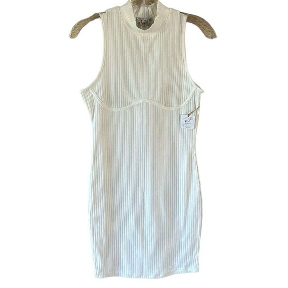 NEW Poof Apparel Cream Dress - Picture 1 of 4